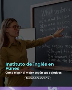 Instituto Saint Patrick Funes y alumnos en clase de inglés